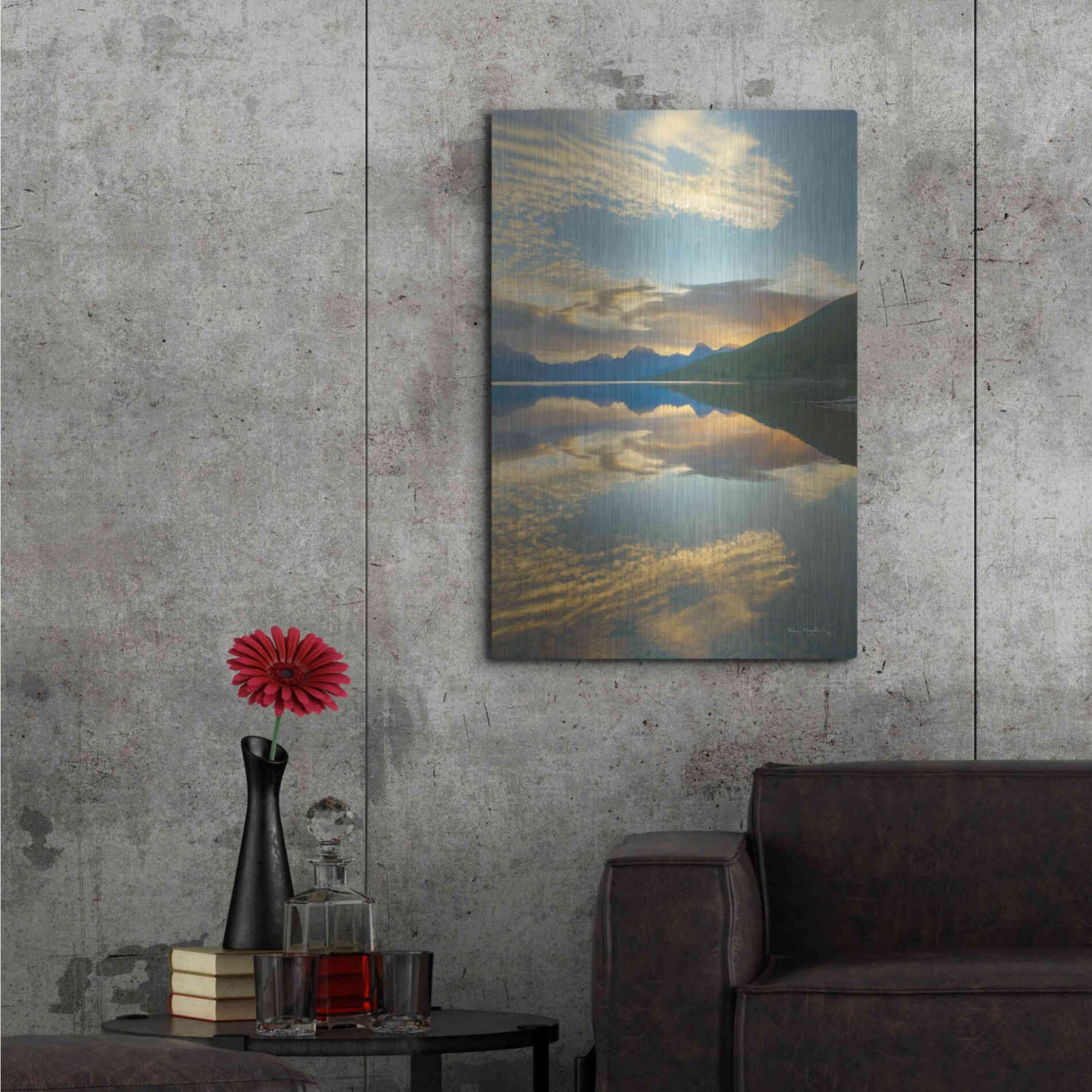 Luxe Metal Art 'Montana Sunrise' by Alan Majchrowicz,Metal Wall Art,24x36