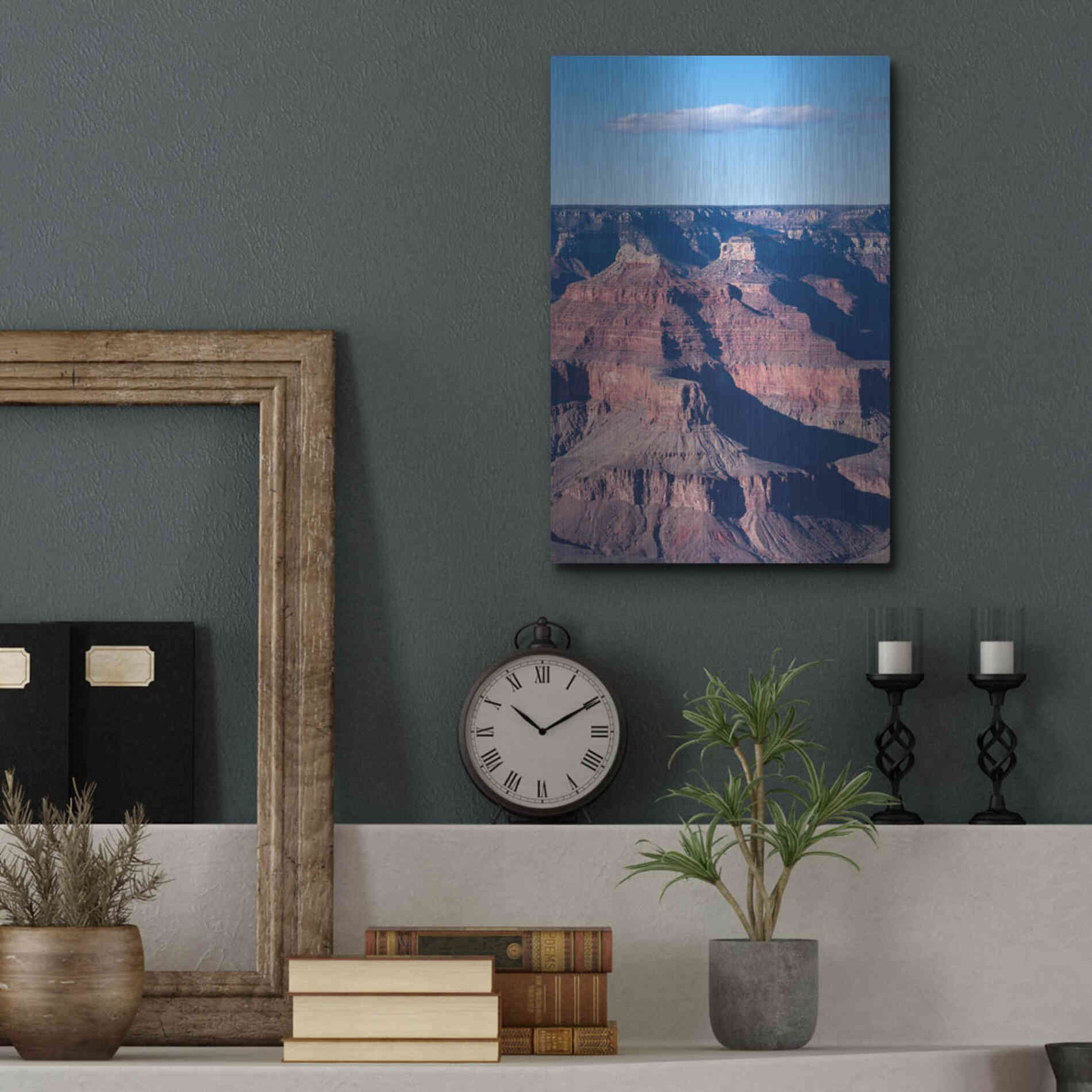 Luxe Metal Art ' Grand Canyon' by Robin Vandenabeele, Metal Wall Art,12x16