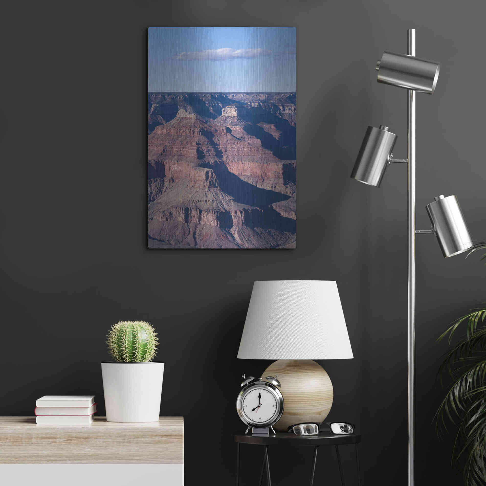 Luxe Metal Art ' Grand Canyon' by Robin Vandenabeele, Metal Wall Art,16x24