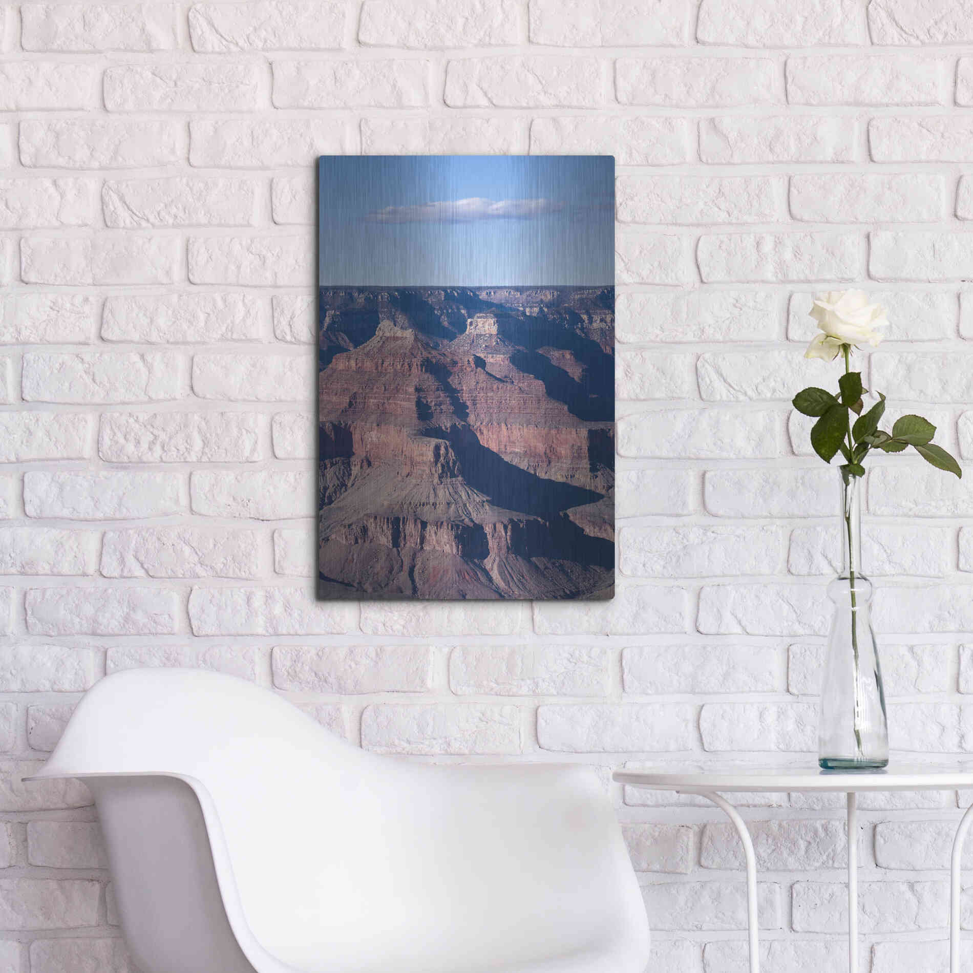 Luxe Metal Art ' Grand Canyon' by Robin Vandenabeele, Metal Wall Art,16x24
