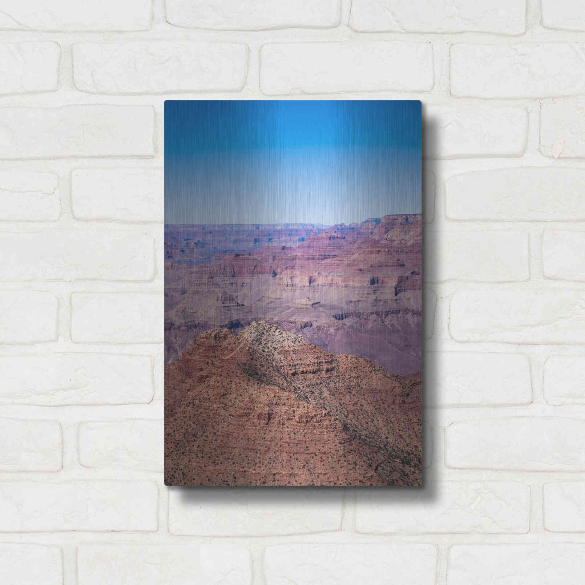 Luxe Metal Art ' Grand Canyon IV' by Robin Vandenabeele, Metal Wall Art,12x16