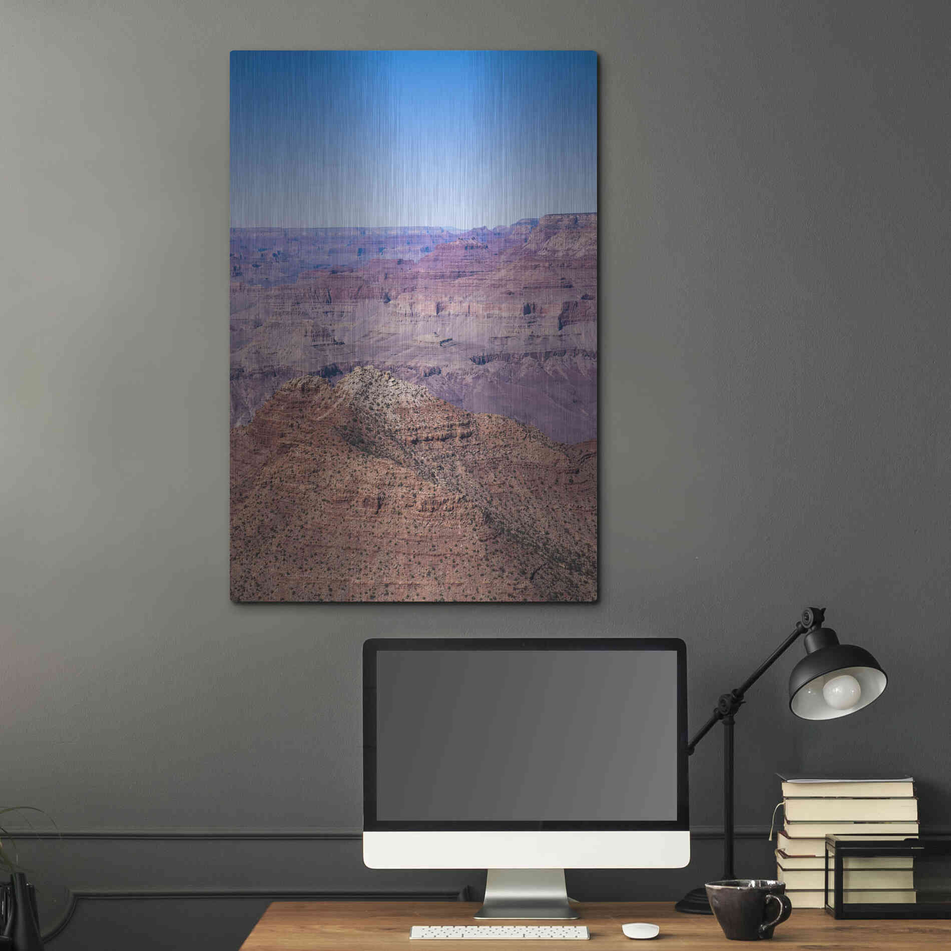 Luxe Metal Art ' Grand Canyon IV' by Robin Vandenabeele, Metal Wall Art,24x36