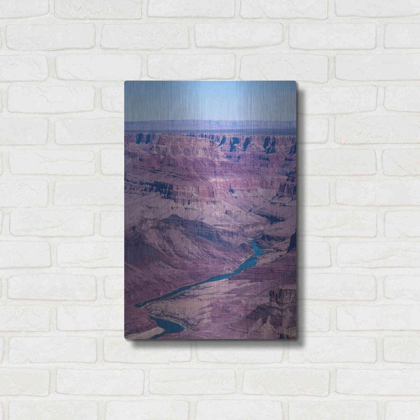 Luxe Metal Art ' Grand Canyon III' by Robin Vandenabeele, Metal Wall Art,16x24