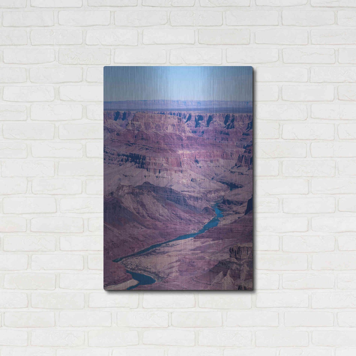 Luxe Metal Art ' Grand Canyon III' by Robin Vandenabeele, Metal Wall Art,24x36