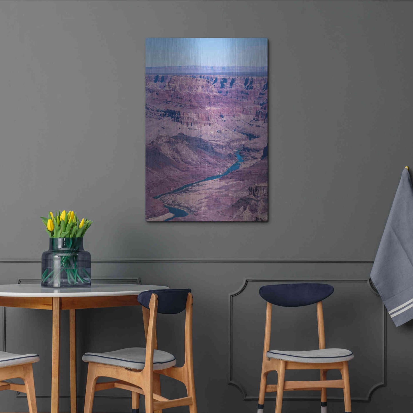 Luxe Metal Art ' Grand Canyon III' by Robin Vandenabeele, Metal Wall Art,24x36