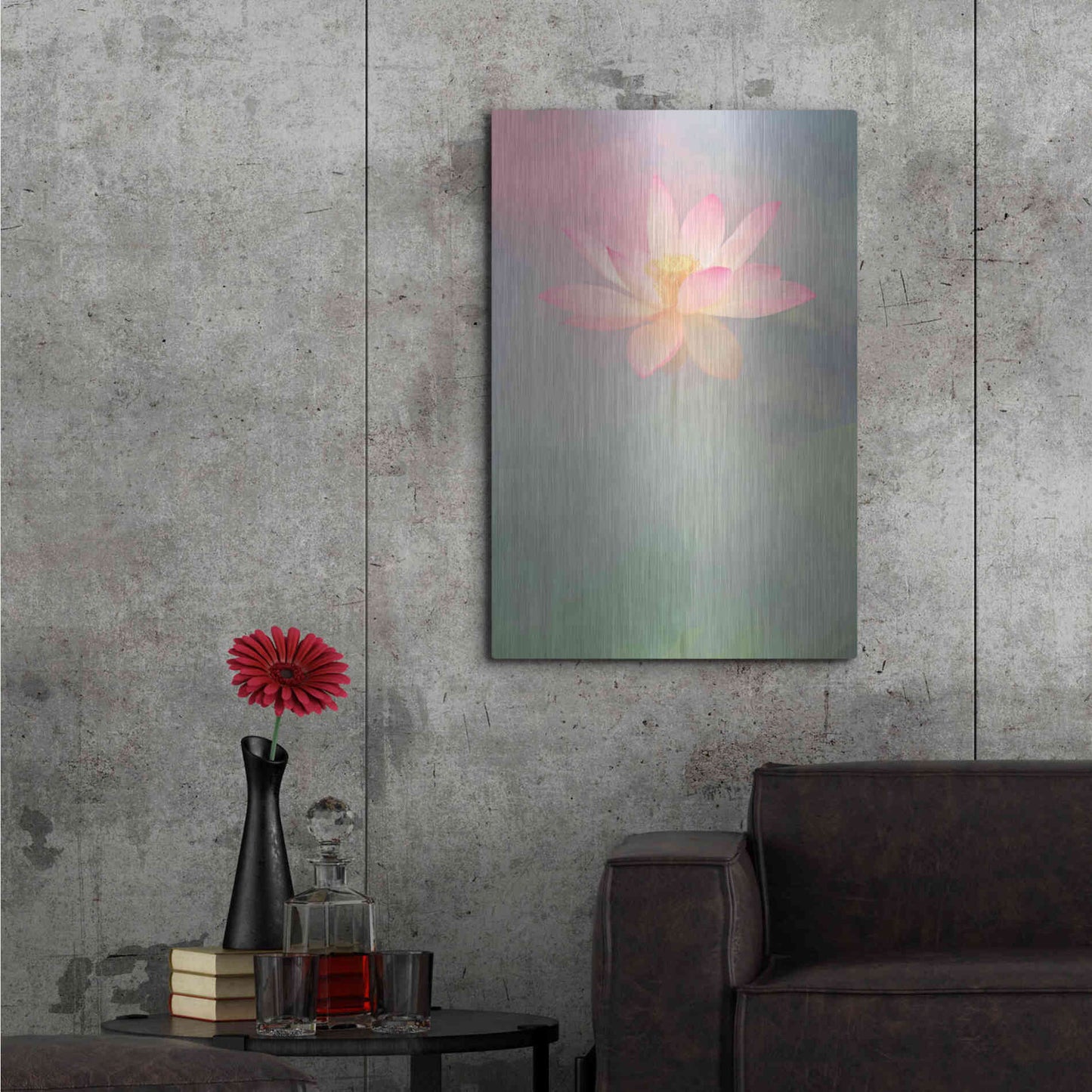 Luxe Metal Art 'Pink Passion' by Bahman Farzad, Metal Wall Art,24x36