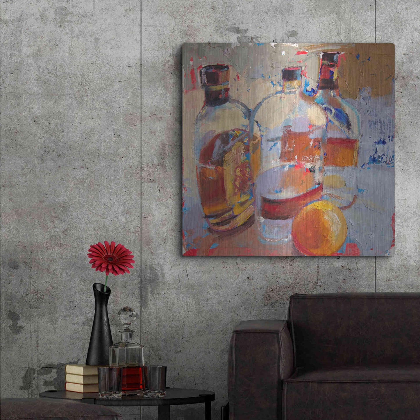 Luxe Metal Art 'Swangin’ & Aswayin’' by Beth Forst, Metal Wall Art,36x36