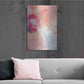 Luxe Metal Art 'Abstract Turquoise Pink No. 2' by Louis Duncan-He, Metal Wall Art,24x36