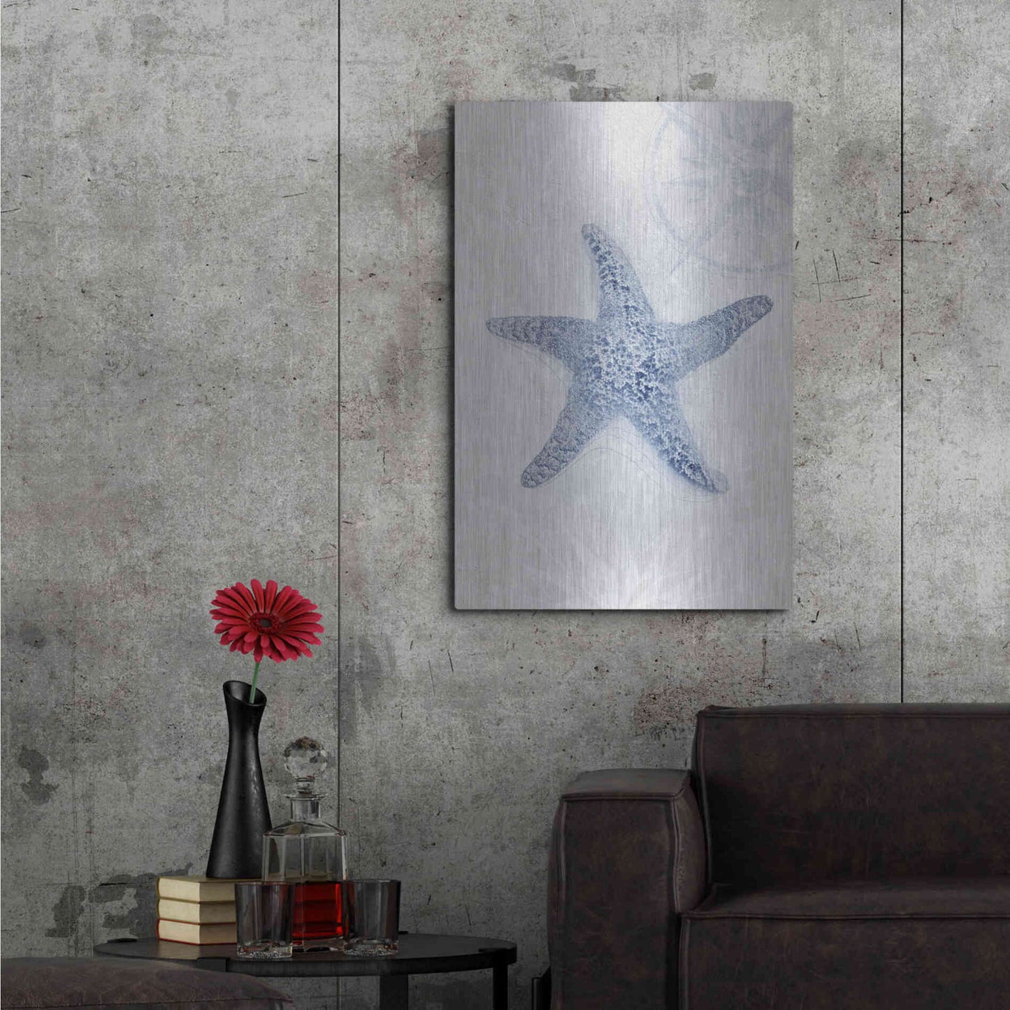 Luxe Metal Art 'Ocean Memories 4' by Louis Duncan-He, Metal Wall Art,24x36
