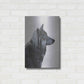Luxe Metal Art 'Winter Wolf' by Davies Babies, Metal Wall Art,16x24