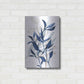 Luxe Metal Art 'Botanical Blues I' by Bluebird Barn, Metal Wall Art,16x24