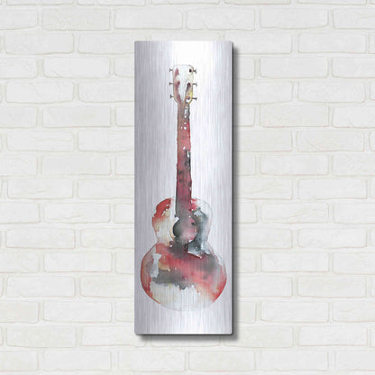 Luxe Metal Art 'Red Rocker' by Cloverfield & Co, Metal Wall Art,12x36