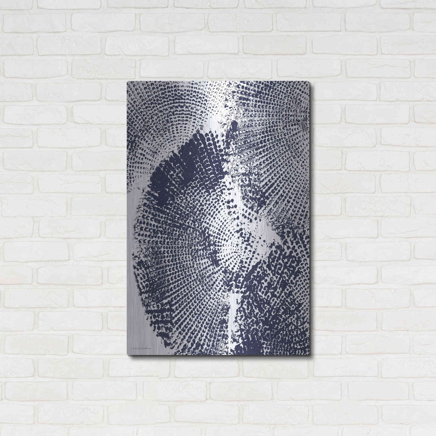 Luxe Metal Art 'Running Circles 1' by Kamdon Kreations, Metal Wall Art,24x36