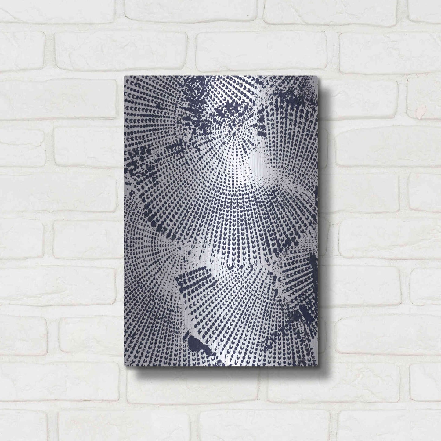 Luxe Metal Art 'Running Circles 2' by Kamdon Kreations, Metal Wall Art,12x16