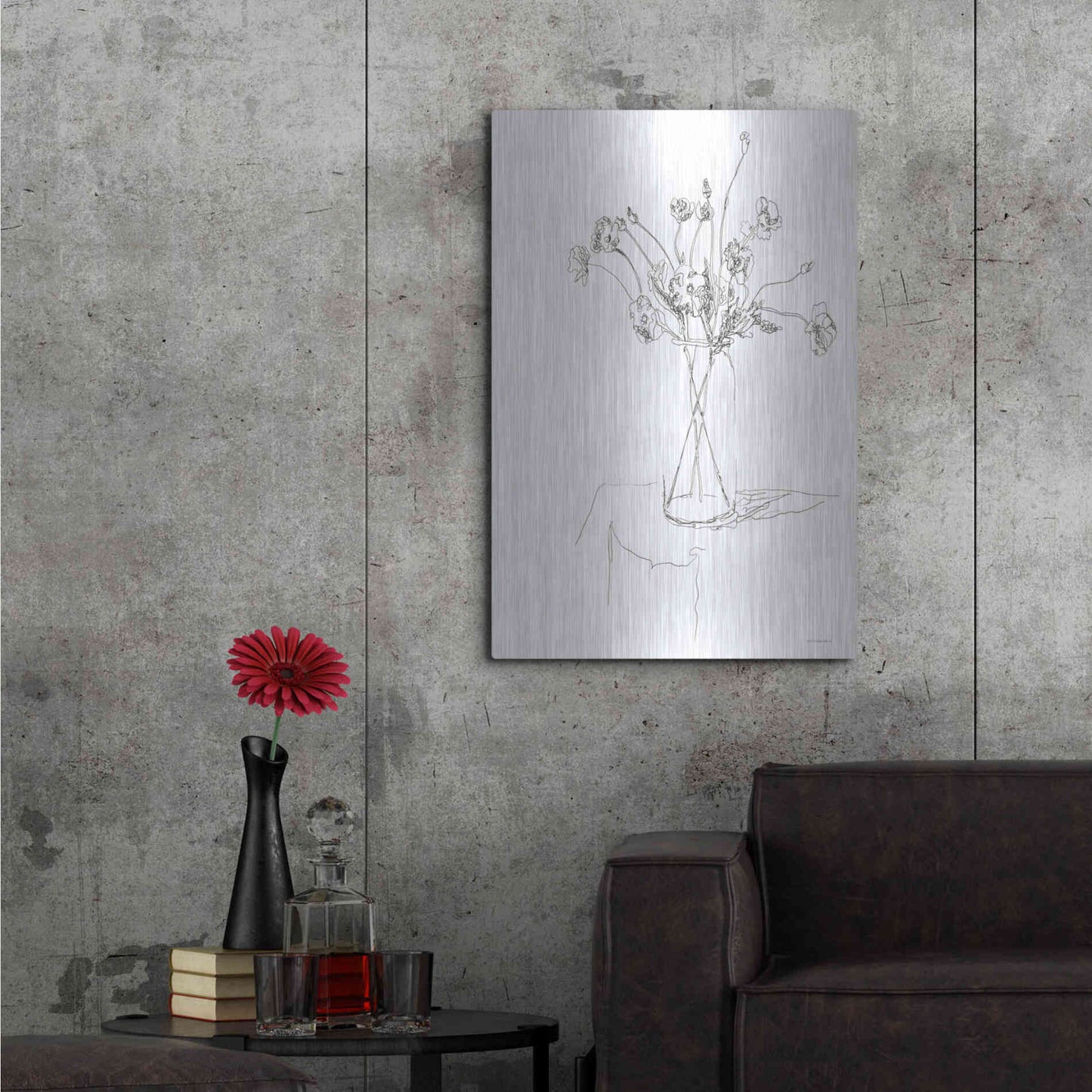 Luxe Metal Art 'Leftover Spaghetti Jar' by Kamdon Kreations, Metal Wall Art,24x36