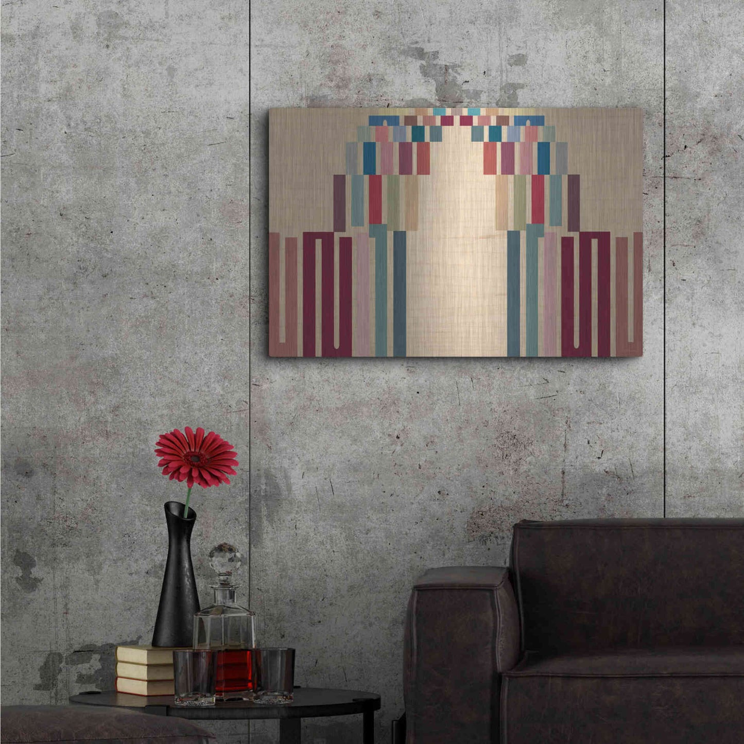 Luxe Metal Art 'Up or Down' by Kamdon Kreations, Metal Wall Art,36x24