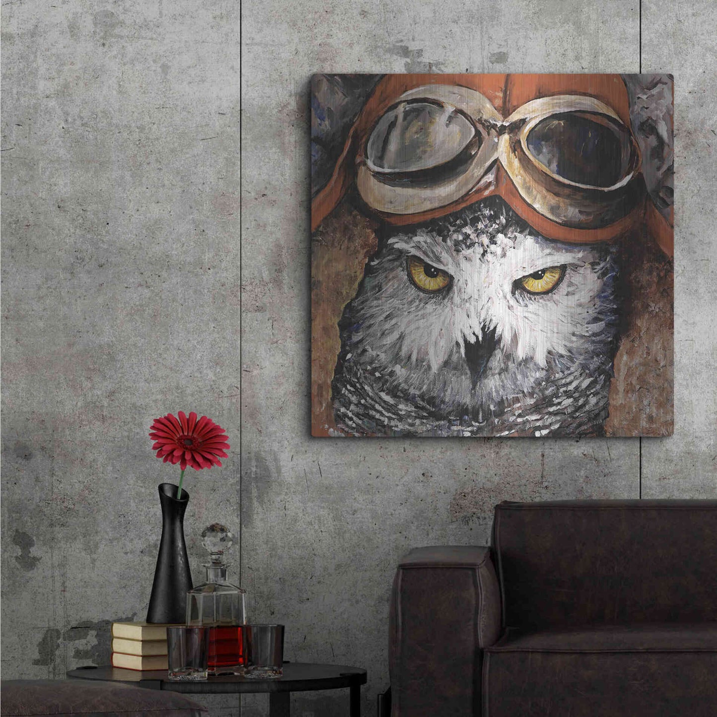 Luxe Metal Art 'On the Prowl' by Kamdon Kreations, Metal Wall Art,36x36