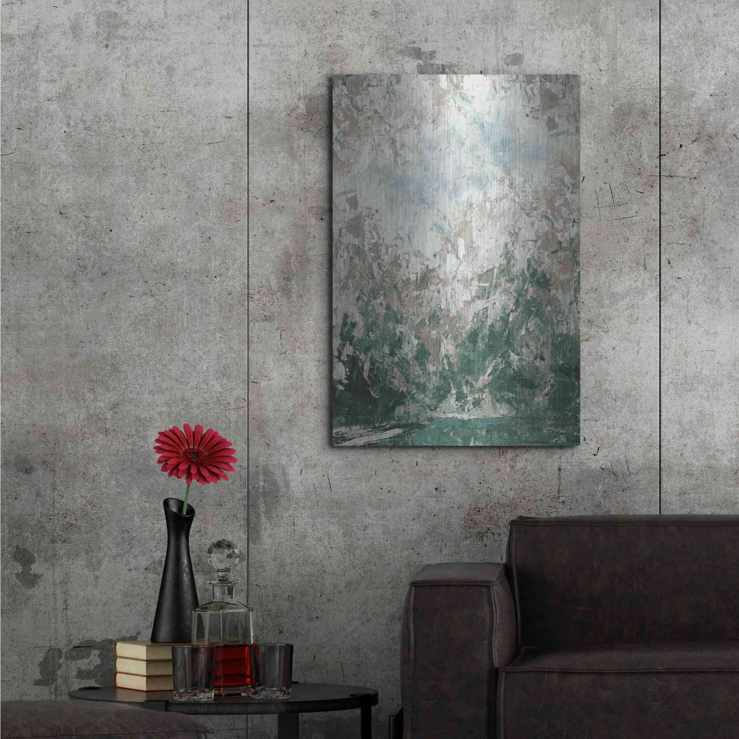 Luxe Metal Art 'Irish Spring' by Kamdon Kreations, Metal Wall Art,24x36
