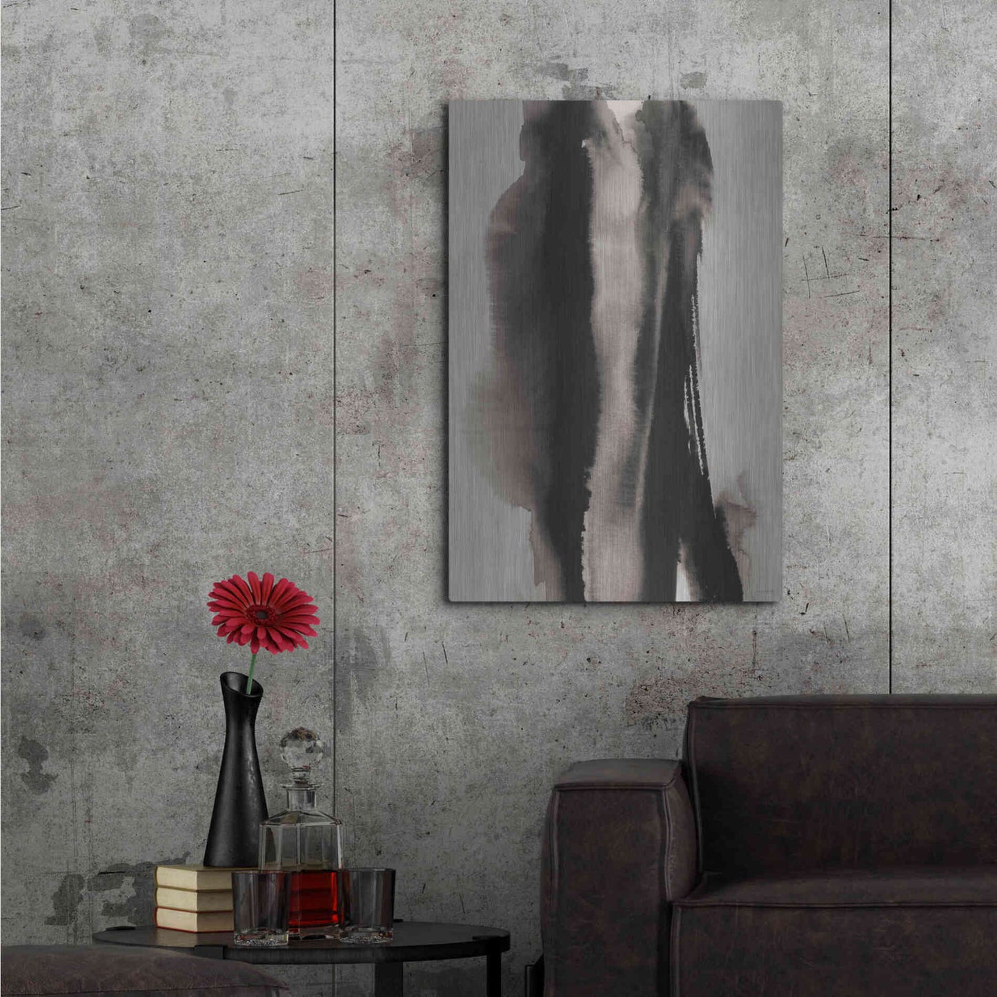 Luxe Metal Art 'Inhale, Exhale' by Kamdon Kreations, Metal Wall Art,24x36