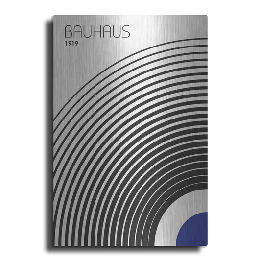 Luxe Metal Art 'Bauhaus 4' by Design Fabrikken, Metal Wall Art