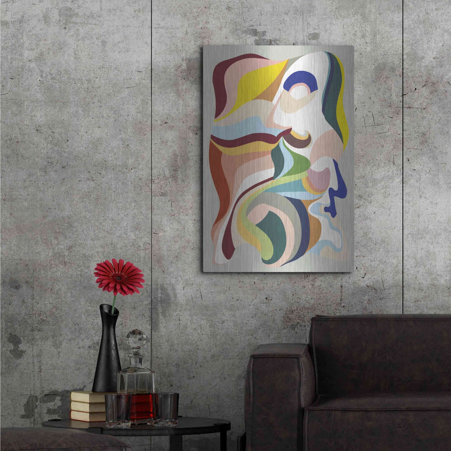Luxe Metal Art 'Born Again 2' by Design Fabrikken, Metal Wall Art,24x36
