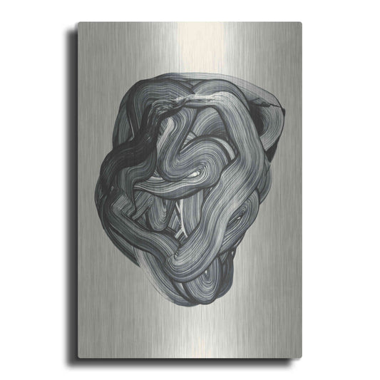Luxe Metal Art 'Brushed 3' by Design Fabrikken, Metal Wall Art