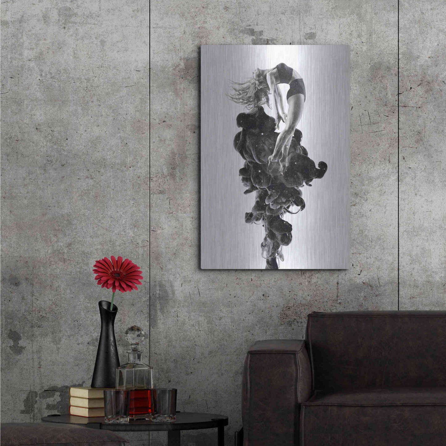Luxe Metal Art 'Burst' by Design Fabrikken, Metal Wall Art,24x36