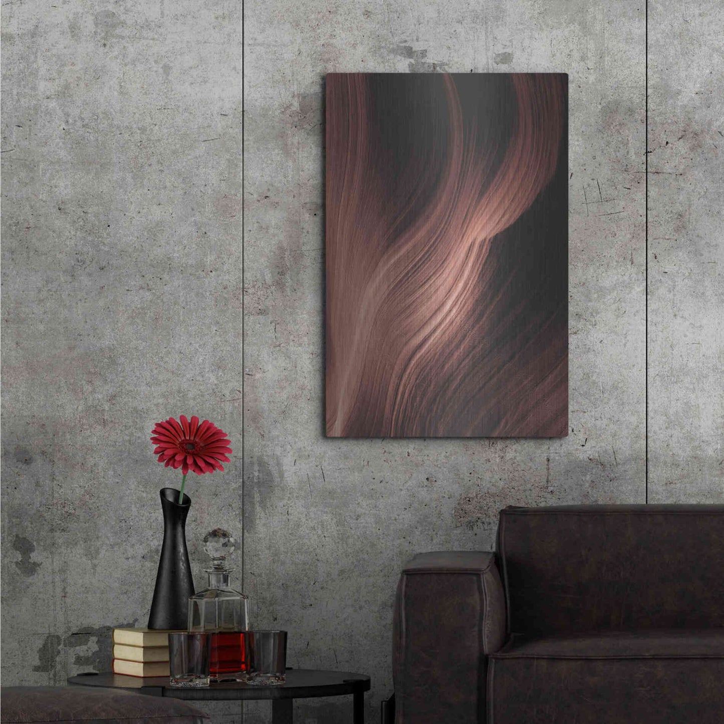 Luxe Metal Art 'Cave 1' by Design Fabrikken, Metal Wall Art,24x36