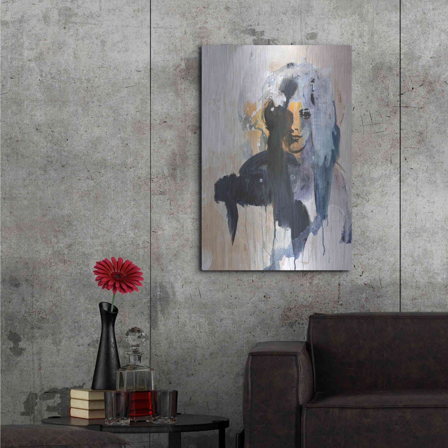 Luxe Metal Art 'Colorful Life 4' by Design Fabrikken, Metal Wall Art,24x36