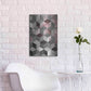 Luxe Metal Art 'Cubes Rose' by Design Fabrikken, Metal Wall Art,16x24