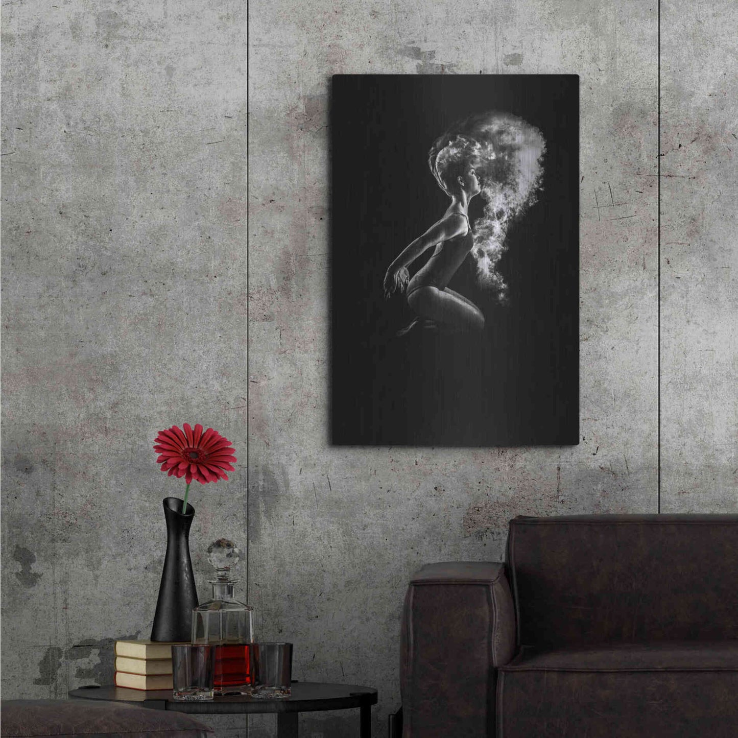 Luxe Metal Art 'Dusted' by Design Fabrikken, Metal Wall Art,24x36