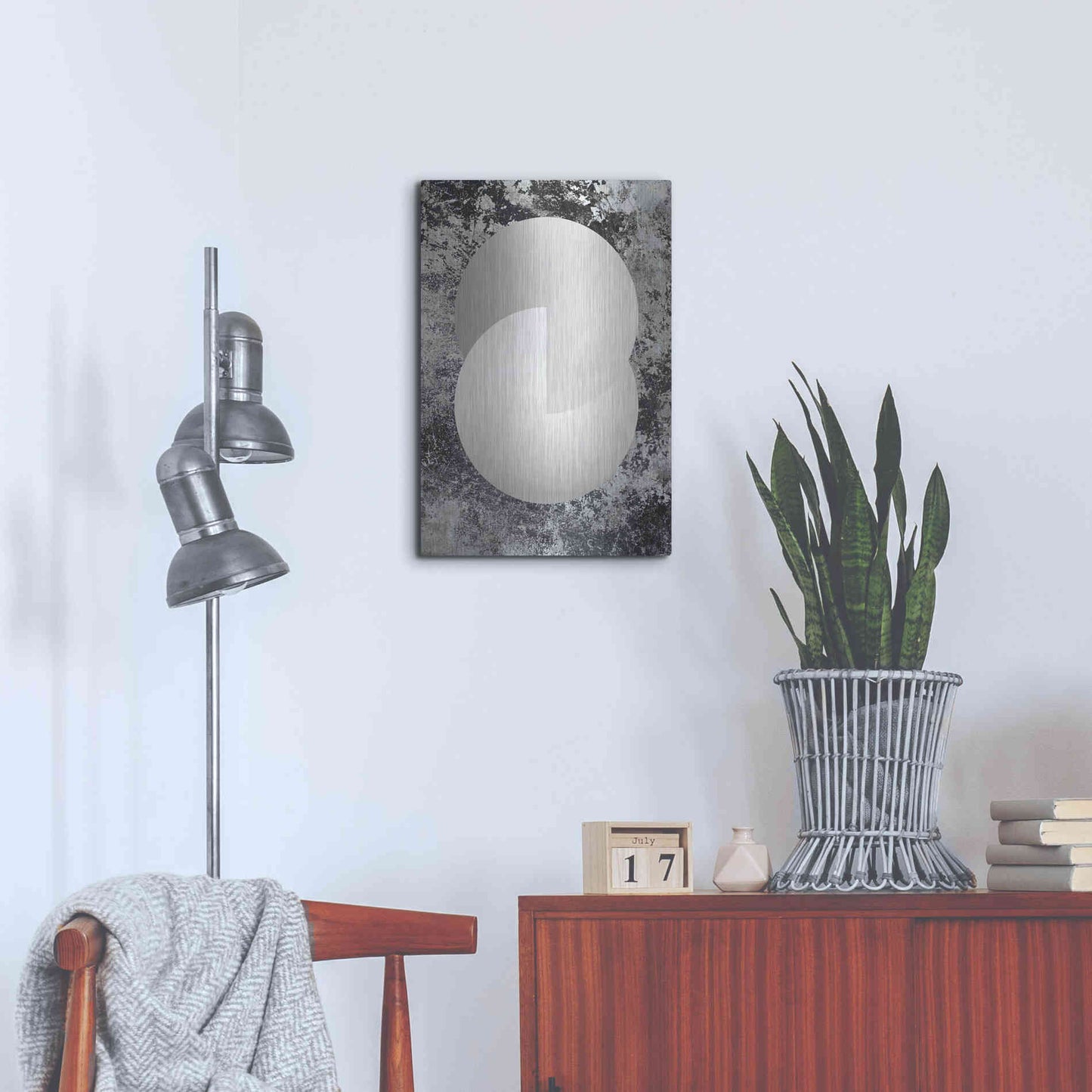 Luxe Metal Art 'Entwined' by Design Fabrikken, Metal Wall Art,16x24