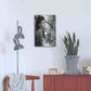 Luxe Metal Art 'Green Garden 3' by Design Fabrikken, Metal Wall Art,16x24