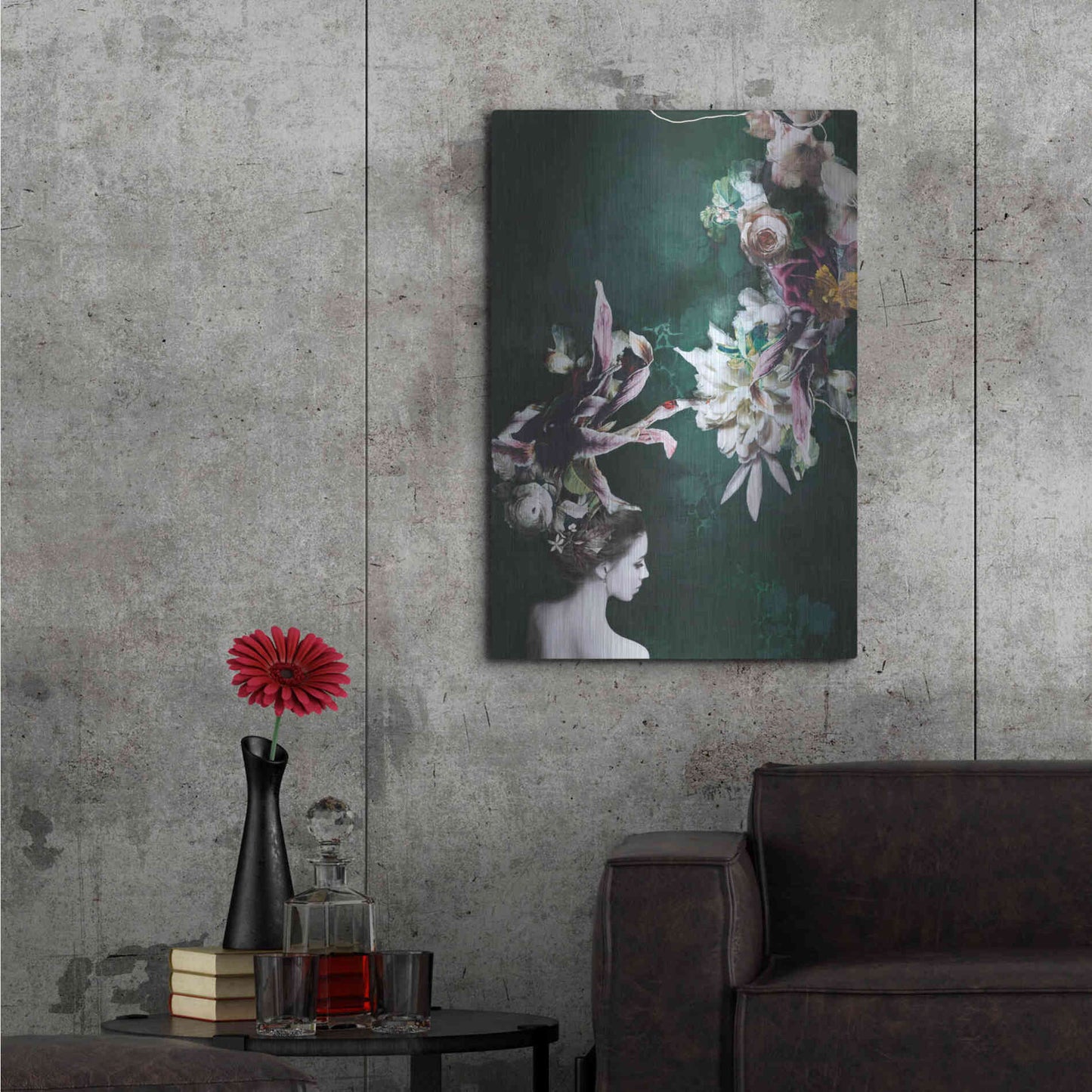Luxe Metal Art 'Haute Couture 6' by Design Fabrikken, Metal Wall Art,24x36