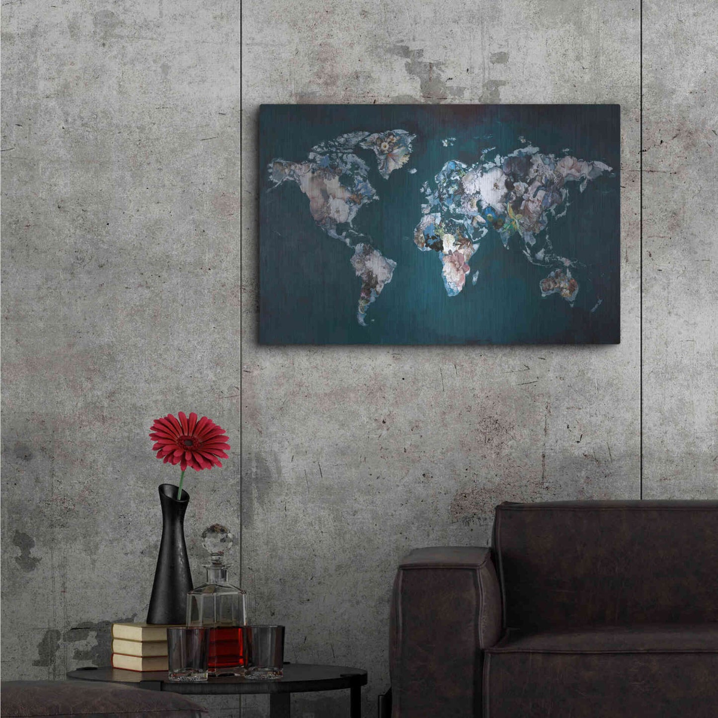 Luxe Metal Art 'Haute Couture World' by Design Fabrikken, Metal Wall Art,36x24