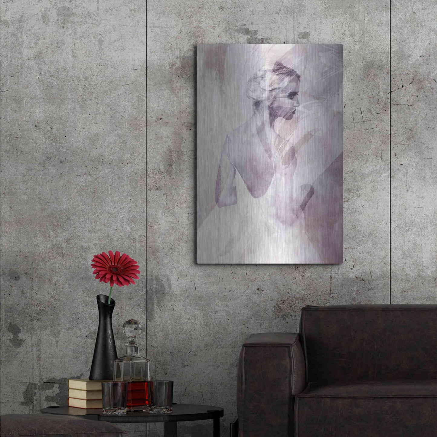 Luxe Metal Art 'I Whish' by Design Fabrikken, Metal Wall Art,24x36