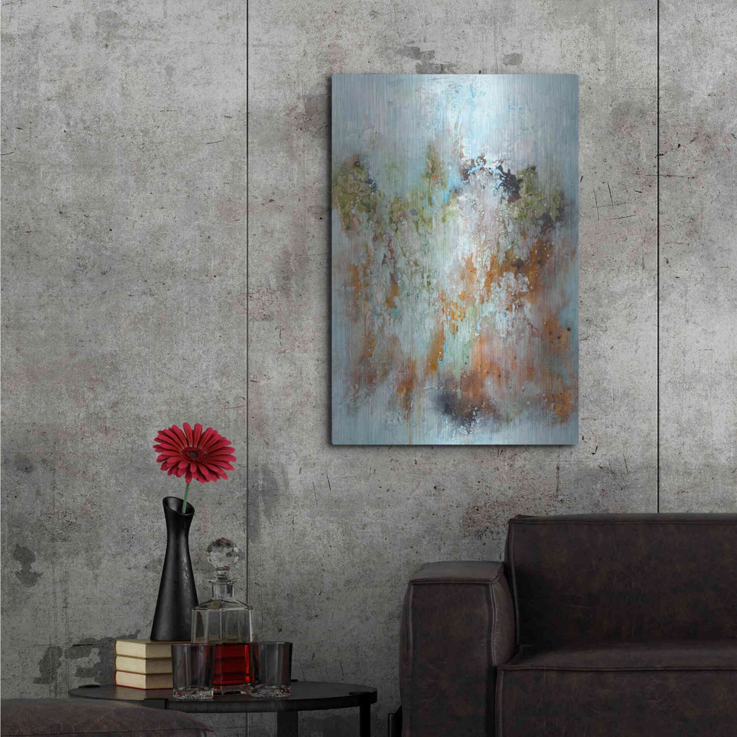 Luxe Metal Art 'Impulse' by Design Fabrikken, Metal Wall Art,24x36
