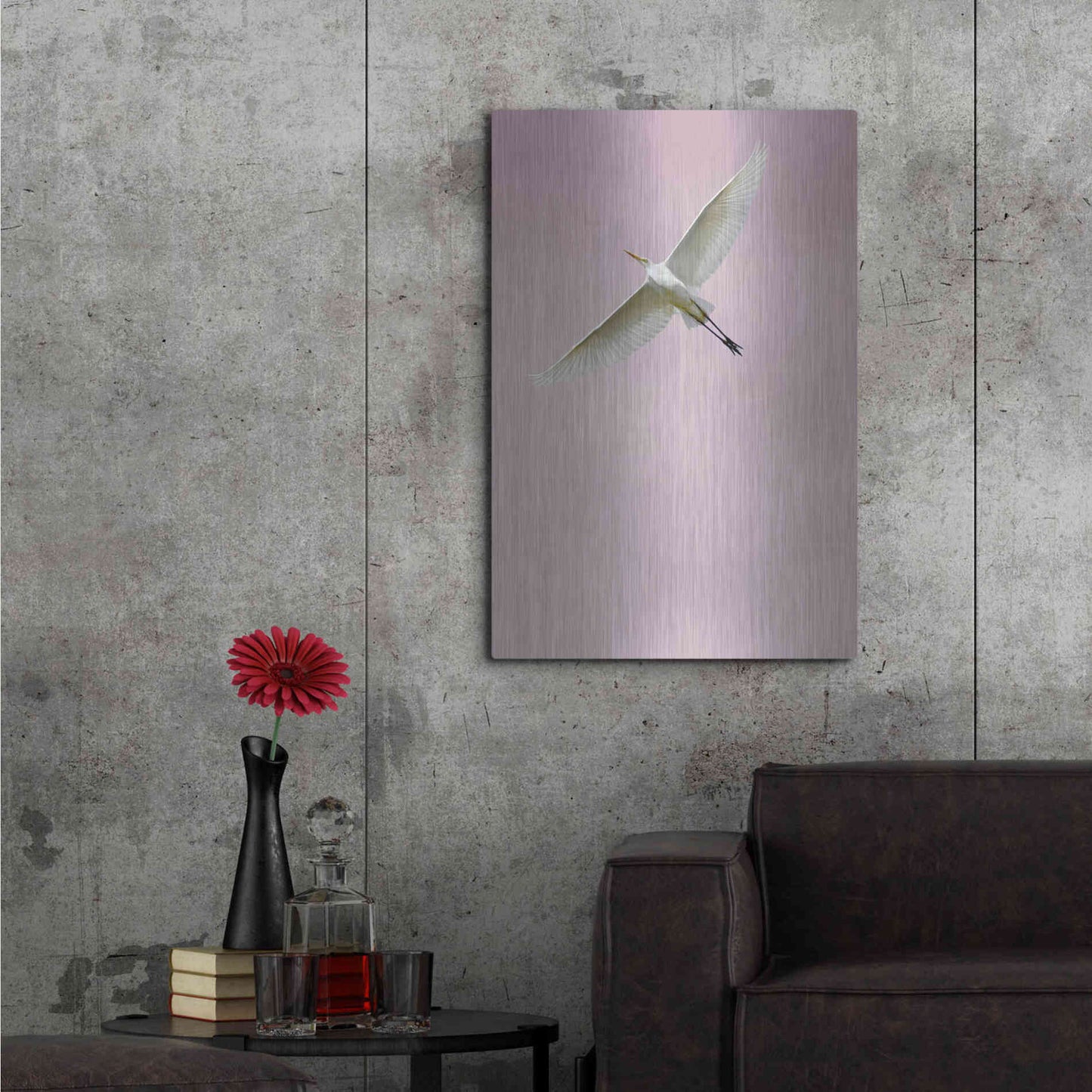 Luxe Metal Art 'In the Sky 2' by Design Fabrikken, Metal Wall Art,24x36