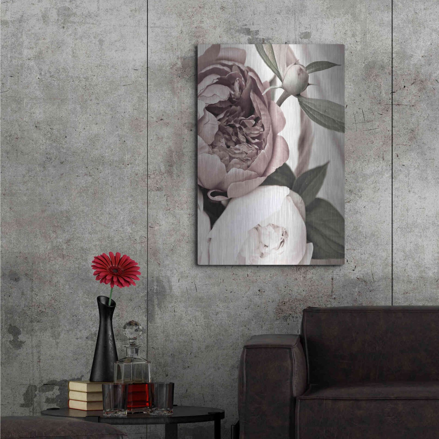 Luxe Metal Art 'Opulent 2' by Design Fabrikken, Metal Wall Art,24x36