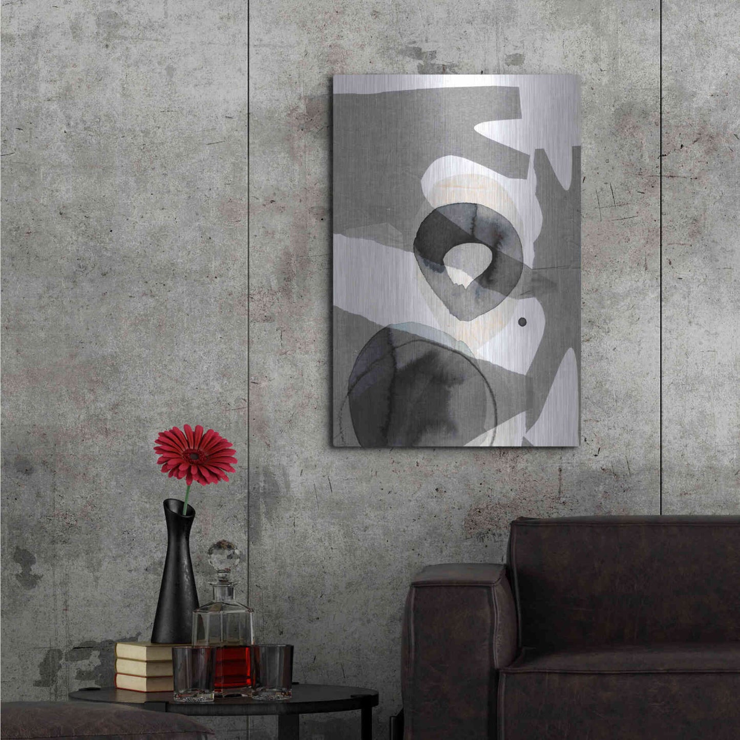 Luxe Metal Art 'Paper 1' by Design Fabrikken, Metal Wall Art,24x36
