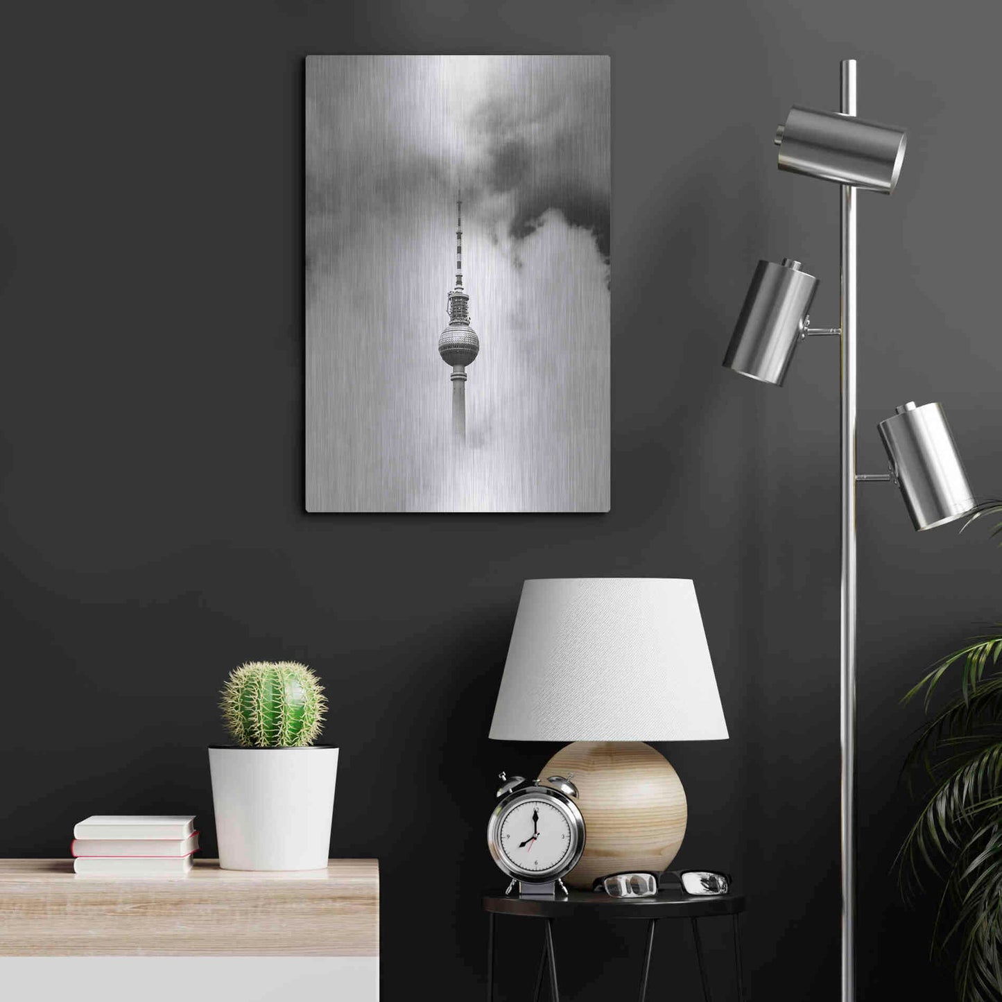 Luxe Metal Art 'Polaroid' by Design Fabrikken, Metal Wall Art,16x24