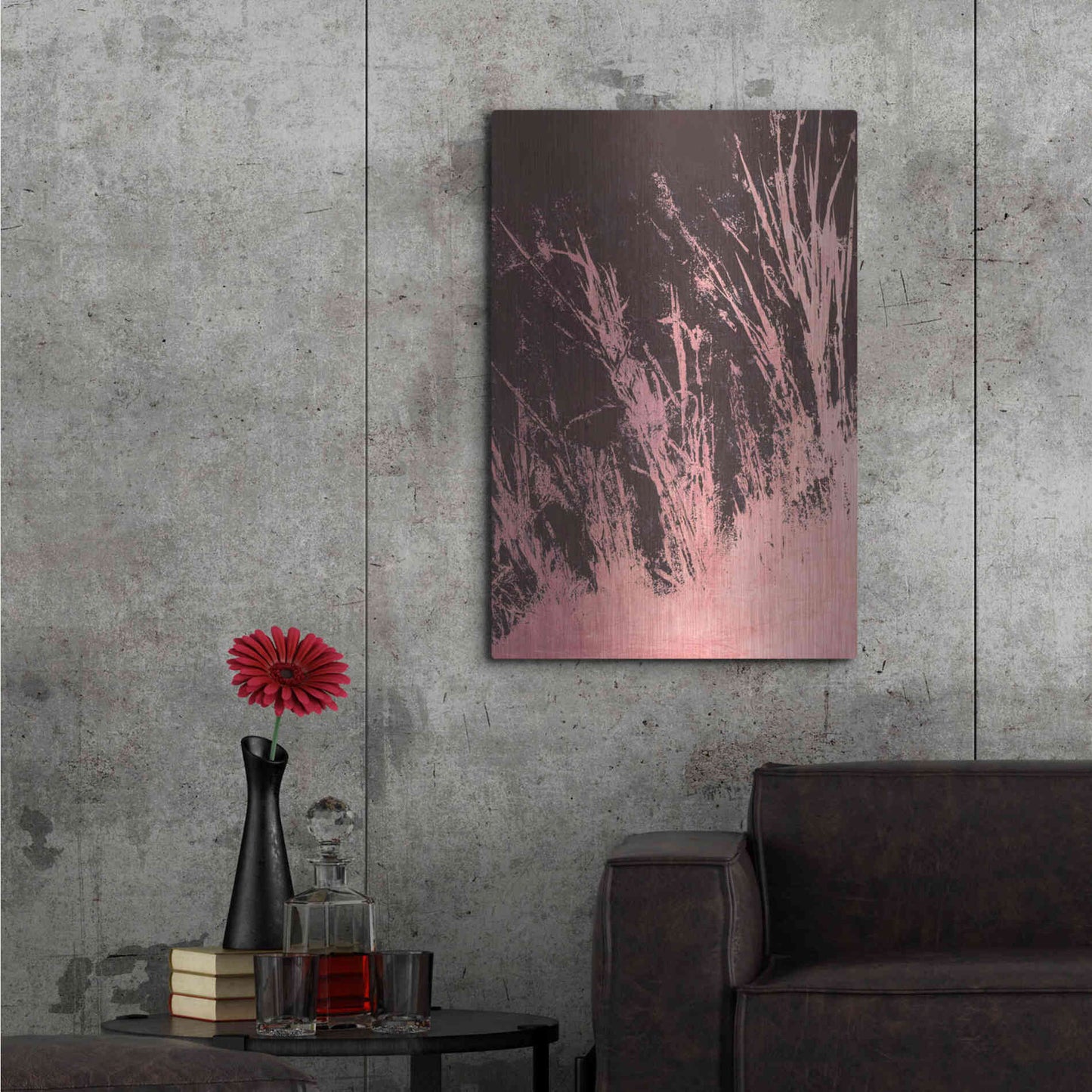 Luxe Metal Art 'Pure Nature 3' by Design Fabrikken, Metal Wall Art,24x36