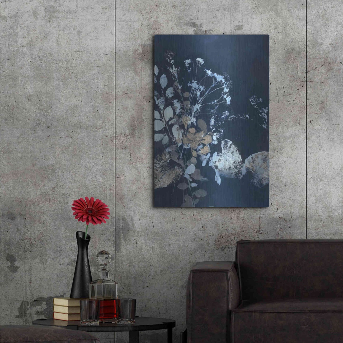 Luxe Metal Art 'Pure Nature 7' by Design Fabrikken, Metal Wall Art,24x36