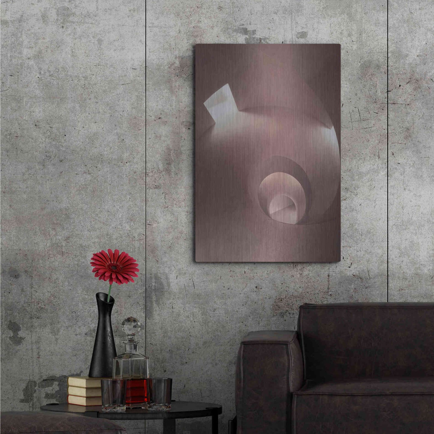 Luxe Metal Art 'Room 2' by Design Fabrikken, Metal Wall Art,24x36