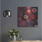 Luxe Metal Art 'Rouge' by Design Fabrikken, Metal Wall Art,24x24