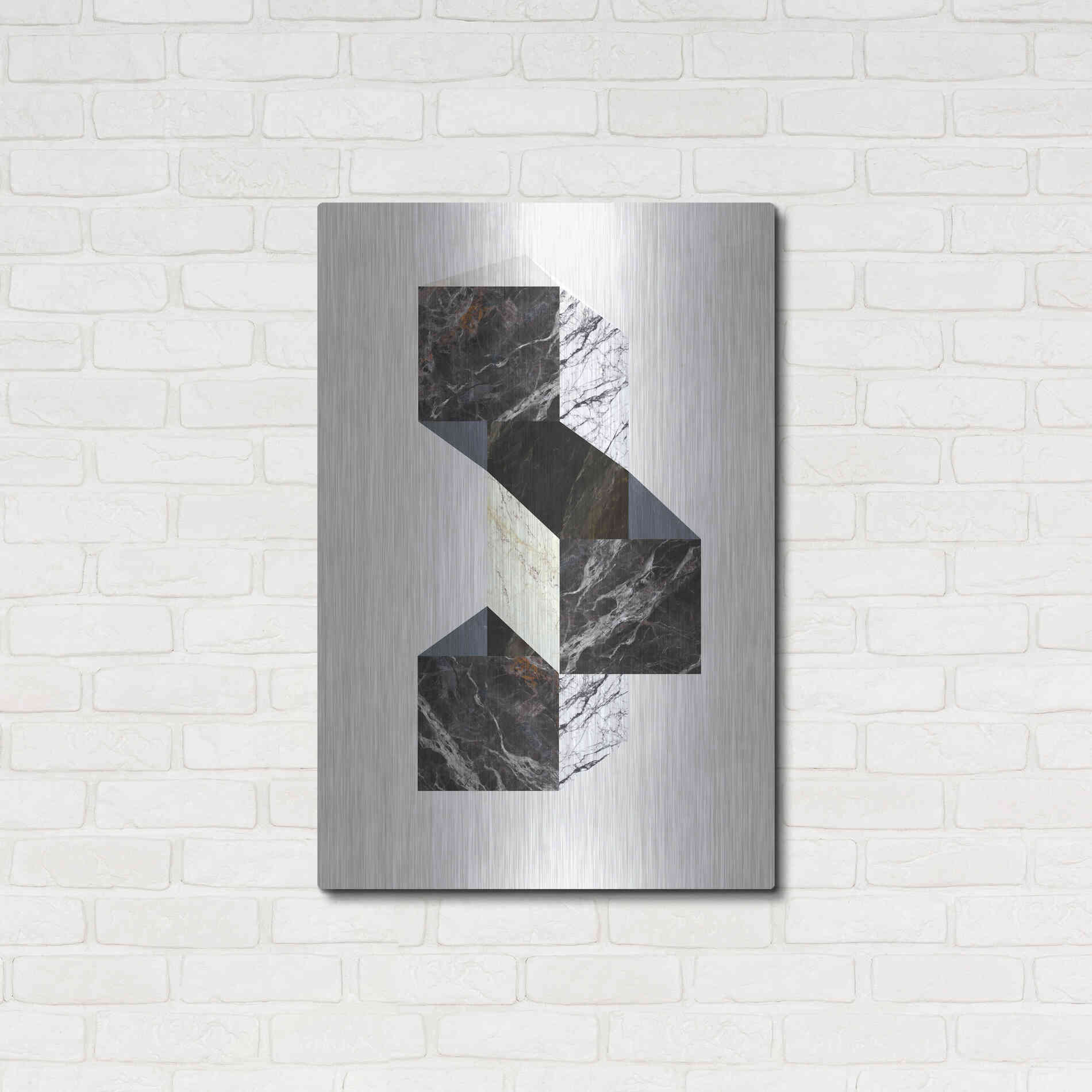 Luxe Metal Art 'Scene 3' by Design Fabrikken, Metal Wall Art,24x36