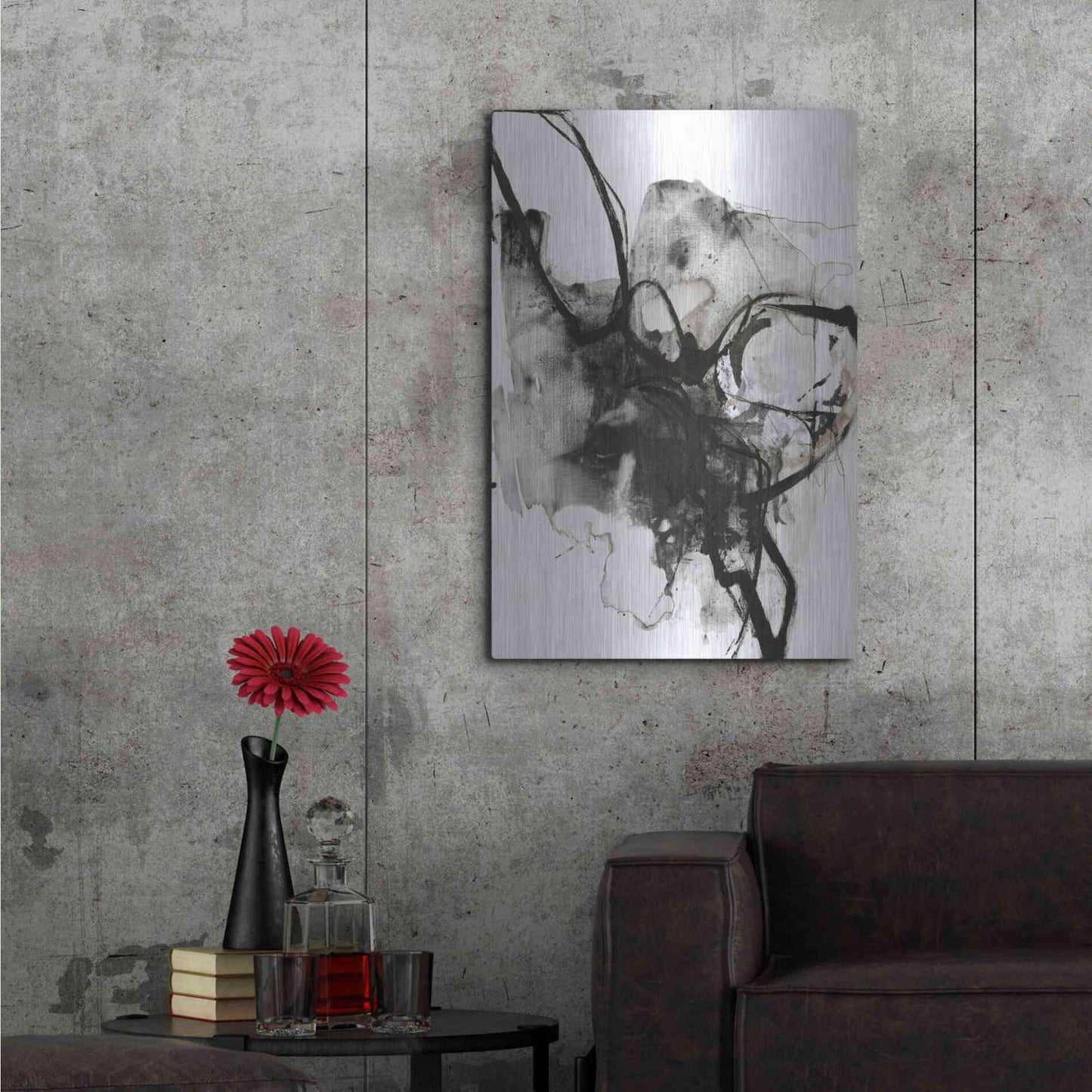 Luxe Metal Art 'Sculpt' by Design Fabrikken, Metal Wall Art,24x36