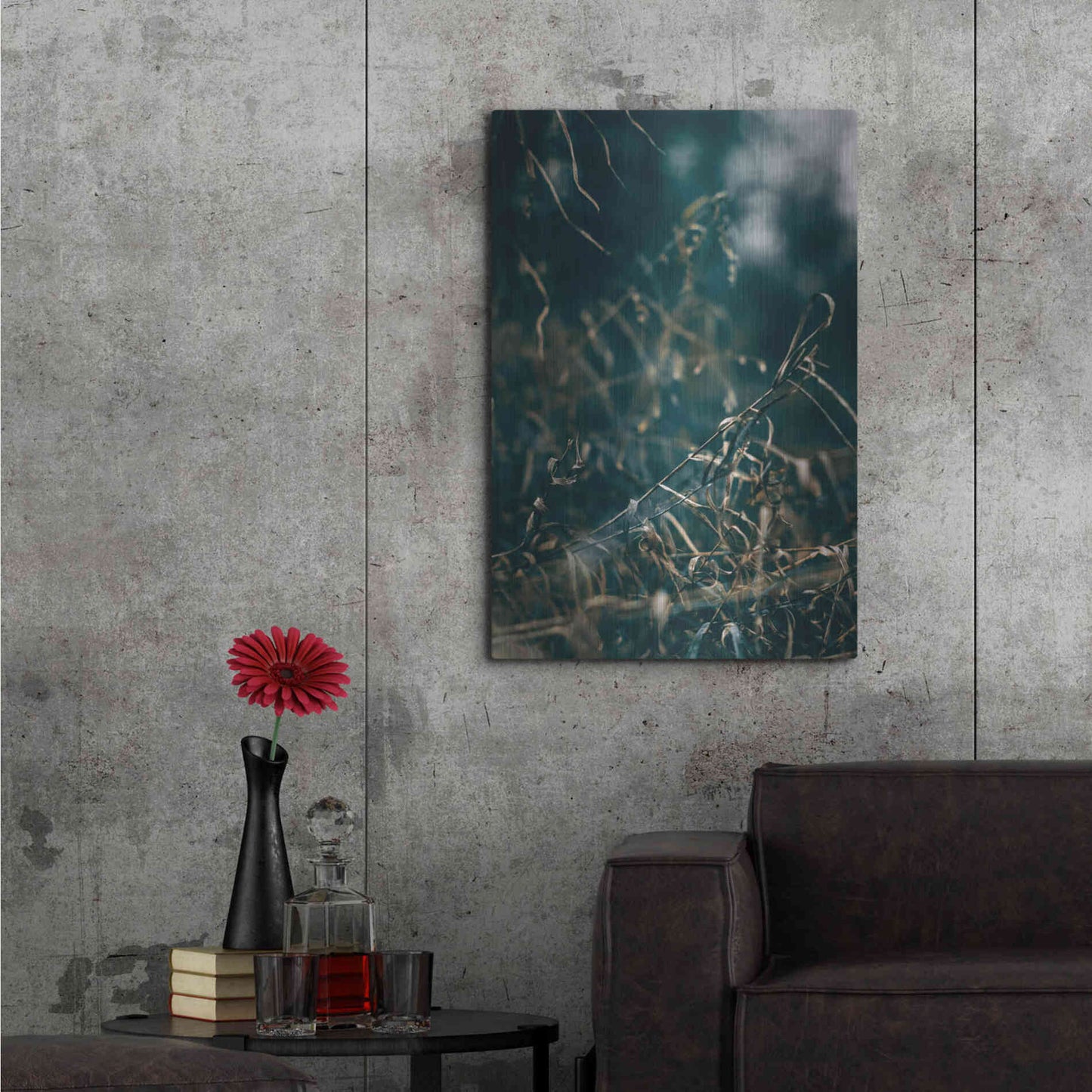 Luxe Metal Art 'Secret 1' by Design Fabrikken, Metal Wall Art,24x36