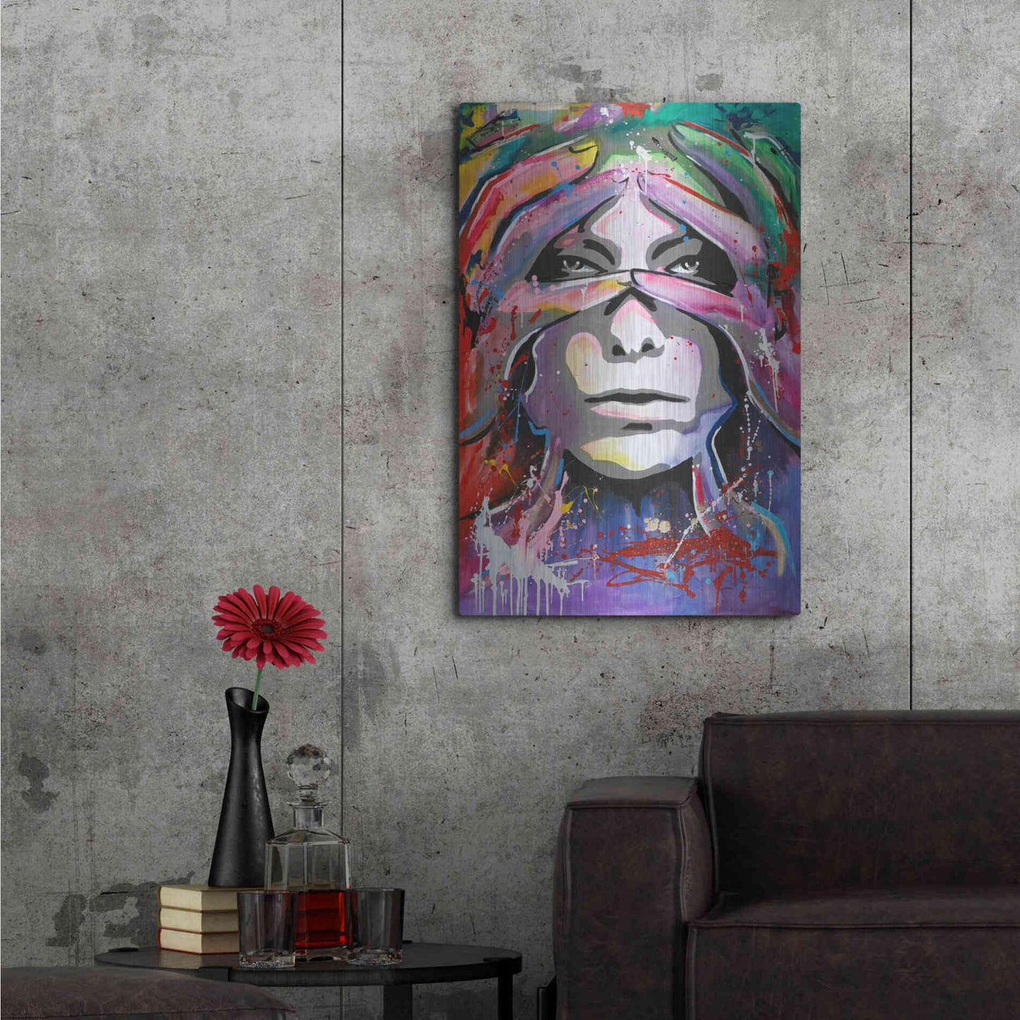 Luxe Metal Art 'Soon 3' by Design Fabrikken, Metal Wall Art,24x36