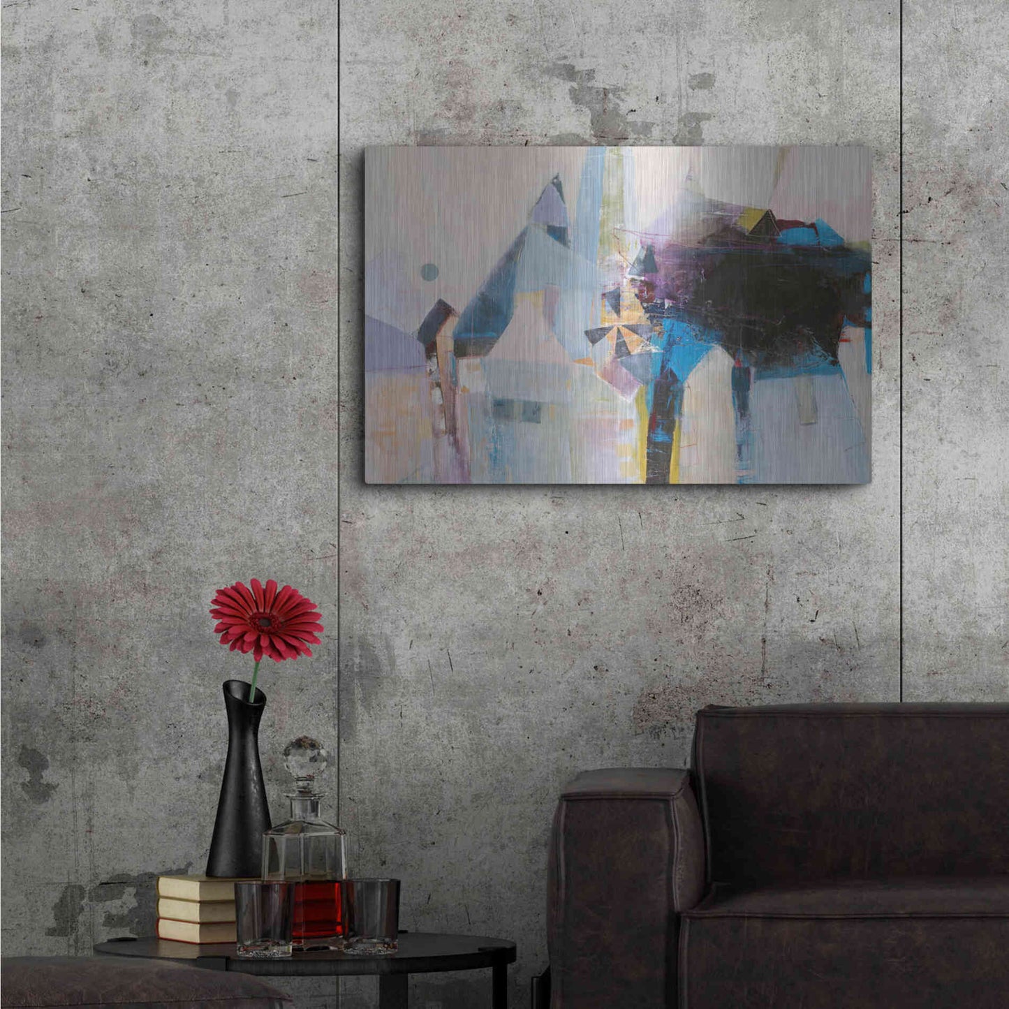 Luxe Metal Art 'Spinning Mill 1 Crop' by Design Fabrikken, Metal Wall Art,36x24